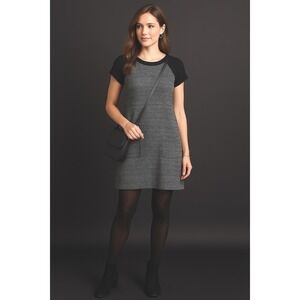 NWT Style & Co Women's Large Sequin Gray Black Knit Dress with Pockets Detail‎